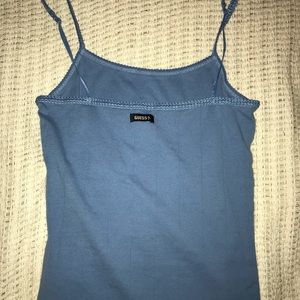 Guess Jeans blue detailed tank top.
